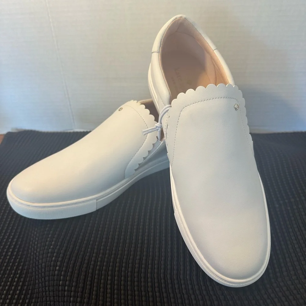 🆕Kate Spade Leather Slip-On Sneakers